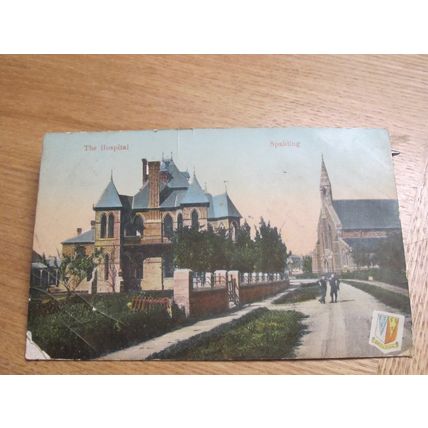 1909 fr Postcard - The Hospital, Spalding - Lincolnshire