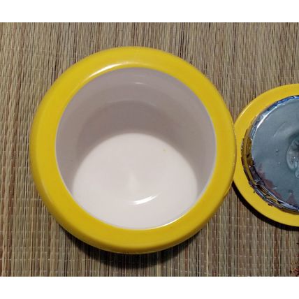 Loose Tea Jar Ceramic Tea Storage Container Yellow