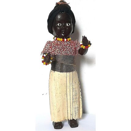 AKELA ** DOLL - ISLANDER - TRADITIONAL DRESS Skirt / Sarong - 16 cm - VERY GOOD