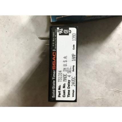 NEW TS1314 SSAC 24VDC 4 Second Solid State Time Delay Timer Relay 1AMP,1393,AG