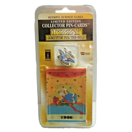 Olympic Summer Games 1996 Limited edition collectors Pin-Cards Izzy ROWING
