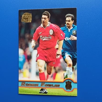 ROBBIE FOWLER 1998 Merlin Premier Gold Soccer Card LIVERPOOL #091