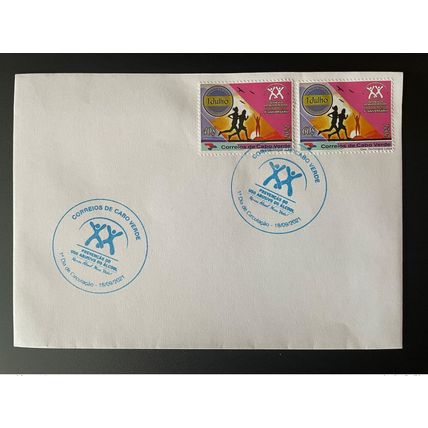 Cabo Verde 2021 Mi. Bl. ? FDC Menos alcool, mais vida 1 Julho 2 val. MNH