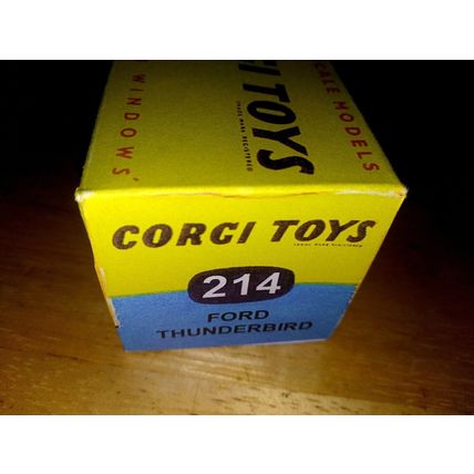 Corgi - 214 Ford Thunderbird - Replica / Repro Box