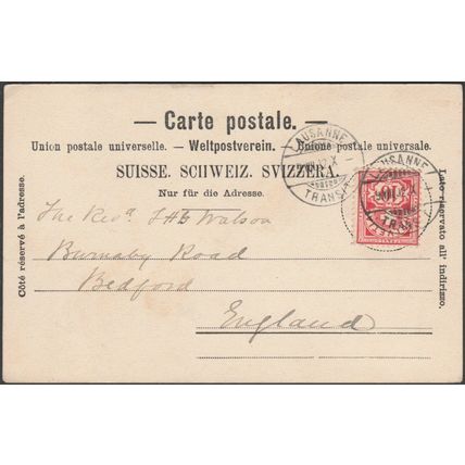 Place Bel-Air, Lausanne, 1902 - Corbaz & Cie CPA