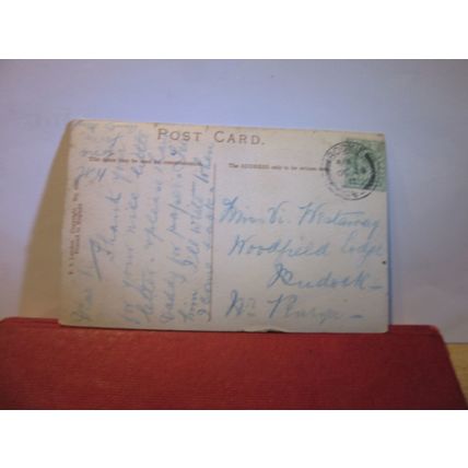 SEAT OF LORD CLIFDEN LANHYDROCK, BODMIN, CORNWALL used antique postcard 1911 pm=