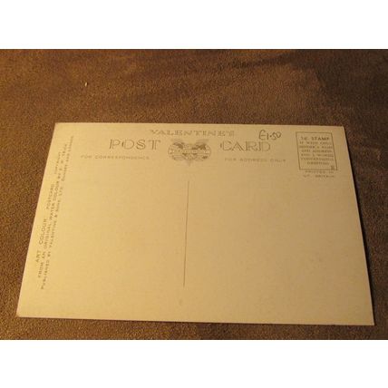 Valentines postcard - Truro Cathedral from N, Cornwall - Artist E.W Trick A1517