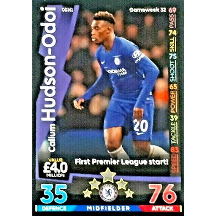 TOPPS PREMIER LEAGUE ON DEMAND 2018/19 CALLUM HUDSON Odoi CHELSEA ROOKIE #OD161
