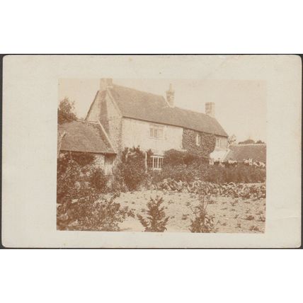 Unidentified Farmhouse, c.1910s - RP Postcard