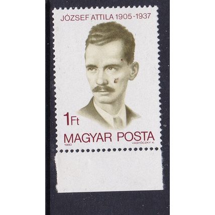 HUNGARY 1980 75TH BIRTH ANNIV JOZEF MNH SG3317