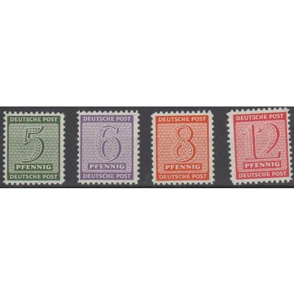 Mi: 120x/23x MNH 1945 SBZ Cat € 80