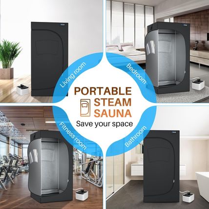 TOREAD 2024 Portable Home Steam Sauna: Full Body Sauna Tent with 2.6L Steamer
