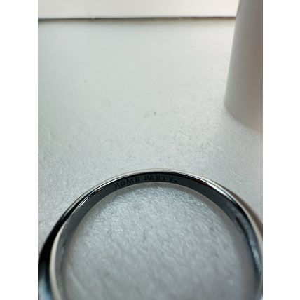 Ring Bomb Party Sz10 RBP Cloudy Lavender Colorless Accents Hematite Pl BP