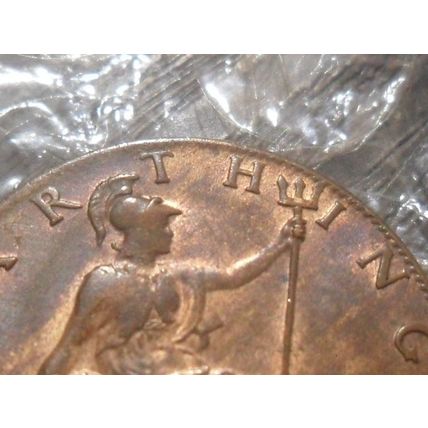 1919 George V farthing.