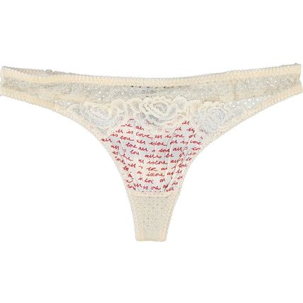 STELLA McCARTNEY Ellie Leaping Silk Love Thong BNWT