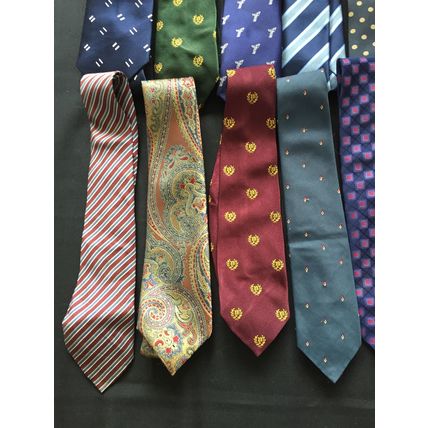 Job Lot Of 12 Ties in Various Colours And sizes.