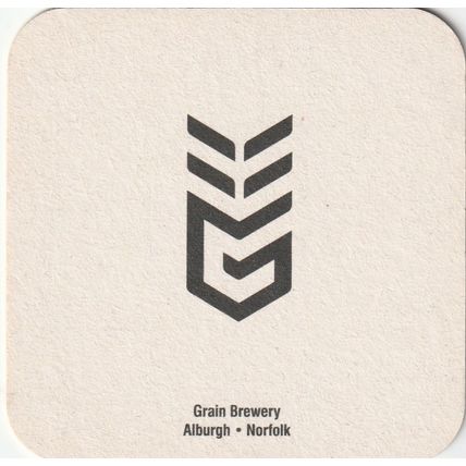 BEER MAT - GRAIN BREWERY (ALBURGH) - (Cat No 001) - (2016)