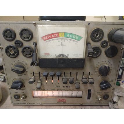 Vintage!! USED!! WORKING EICO 625 VACUUM TUBE TESTER