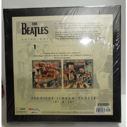 The Beatles Anthology 1 Collector’s 500 Piece Jigsaw Puzzle 19"x19" NEW SEALED