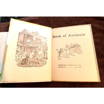 Old Vintage Animal Book # 0501 Animal Stories Series Charles E Graham & Co