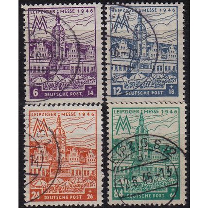 GERMANY Alliiert SBZ [West-Sachsen] MiNr 0162-65 AY ( O/used ) [01]