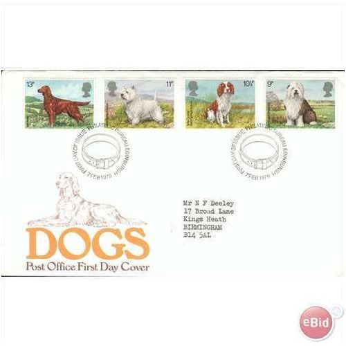 GB FDC 1979 - Dogs - Edinburgh Bureau SHS