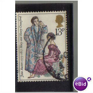 1975 GB JANE AUSTIN 13P F/U SG 992
