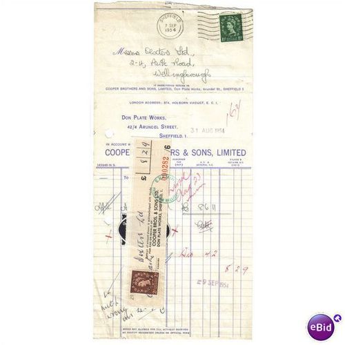 1954 COOPER BROTHERS & SONS LTD ,SHEFFIELD 31AUG54