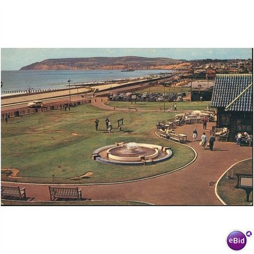 Vintage Plastichrome Postcard - Brown's Golf Course, Shanklin, Sandown Bay IOW