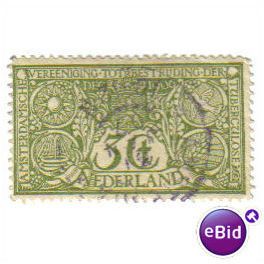 Netherlands 1906 TUBERCULOSIS 3C GREEN F/U SG209