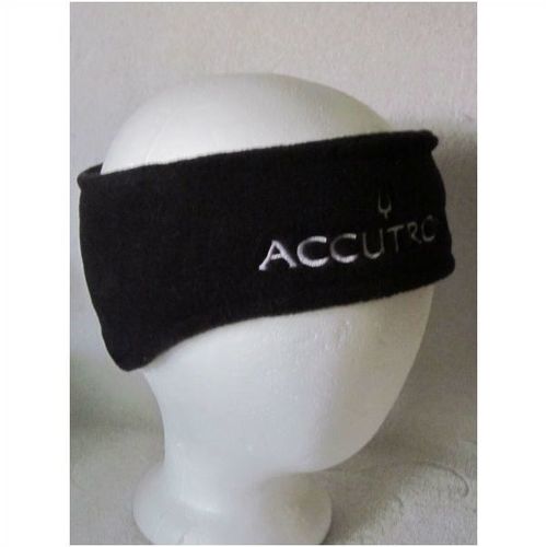 Accutron Black Fleece Headband Adult size New