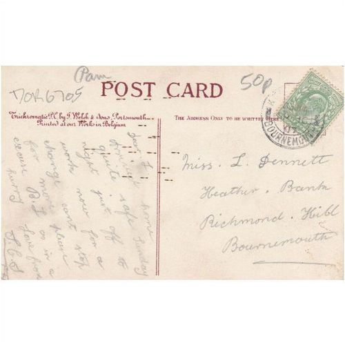 The Jack, Wimborne Minster Dorset Postcard Dor6705
