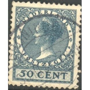 Netherlands 1924 - SG330A - 50c green - Queen Wilhelmina - used