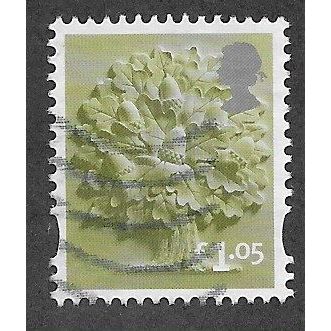 ENGLAND £1.05 'ENGLISH OAK' (EN36) FINE USED (EBID66-497)