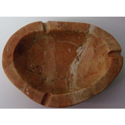 VINTAGE ' UNIQUE ' stone marble ashtray