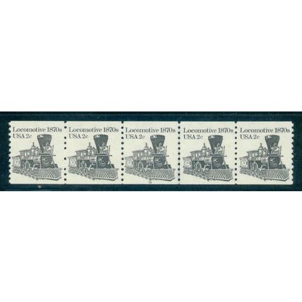 1897A 2c Locomotive Fine MNH Dry Gum PNC 10/5 V0014
