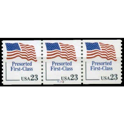 2605 23c U.S. Flag Very Fine MNH PNC A212/3 W1449