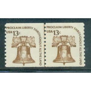 1618 13c Liberty Bell Barely Clears MNH CLP B0785