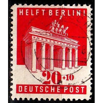 GERMANY Alliiert AmBri [1948] MiNr 0102 E ( O/used )