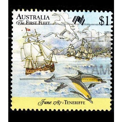 AUSTRALIEN AUSTRALIA [1987] MiNr 1035 ( O/used ) Schiffe Erste Flotte
