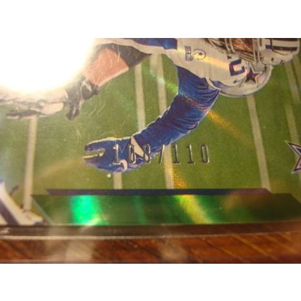 2021, Panini Score, Green Laser, #'d 100/110, Rare, EZEKIEL ELLIOTT, Cowboys