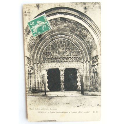 1914 postcard Moissac Eglise Sainte Pierre