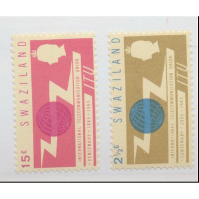 Swaziland Stamps Scott #115 To 116, Mint Lightly Hinged