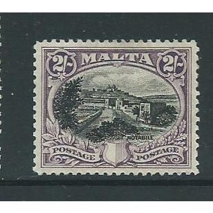 malta stamps george v mnh sg168 sg 168 fresh looking 2/- 1926