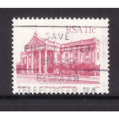 SOUTH AFRICA 1984 BUILDINGS 11c MAUVE CITY HALL KIMBERLEY SG520B FINE USED#3