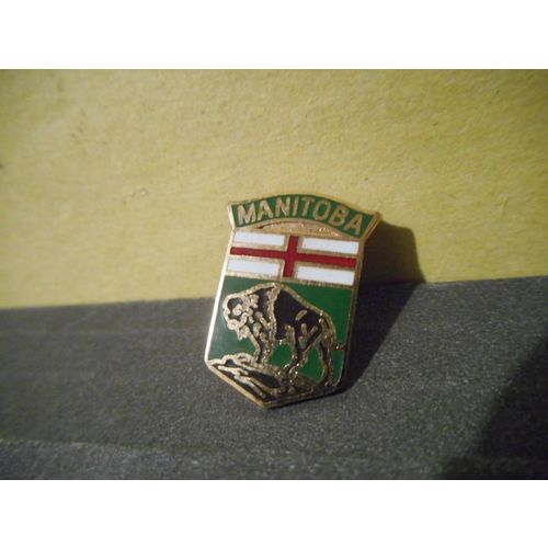 Manitoba,Canada,Coat of Arms Collector Lapel Pin