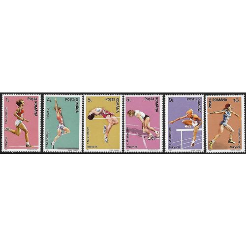 Mi 4740/5: World Athletics Championships, Tokyo.