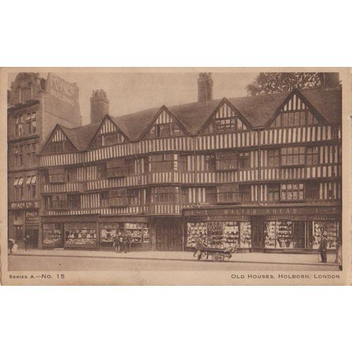 GB circa 1905 London - Old Houses in Holborn by J M Black see other listings