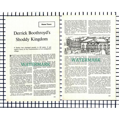 (7608) Batley Yorkshire - 1978 Small Article