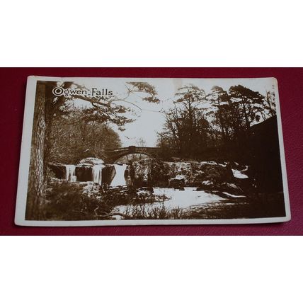 OGWEN FALLS : SNOWDONIA NATIONAL PARK : REAL PHOTOGRAPH POSTCARD ~